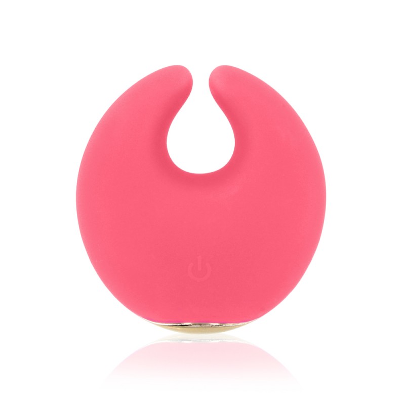 Rianne S Moon Clitoral Vibrator with Cosmetic Case - Coral Rose